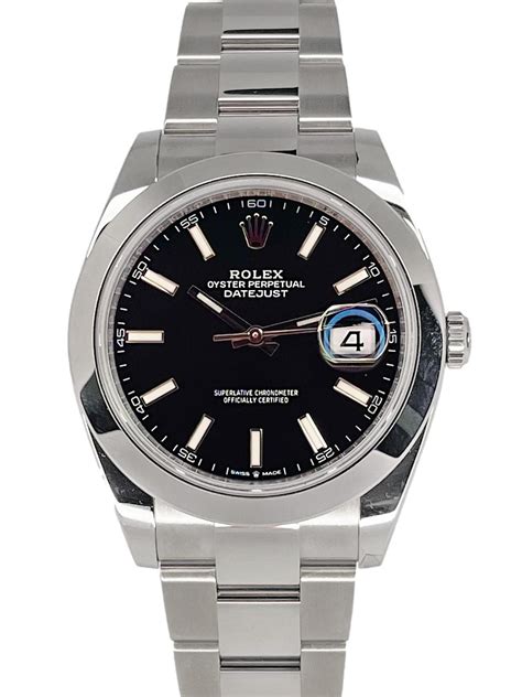 rolex datejust 1600 black dial|2023 datejust 41mm 126300.